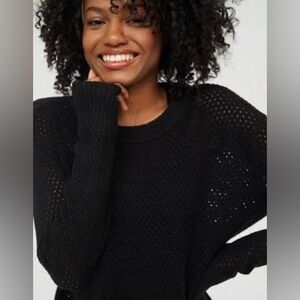 Offline by Aerie Black Knit Sweater